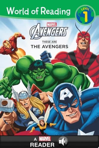 Cover of World of Reading Avengers These Are the Avengers