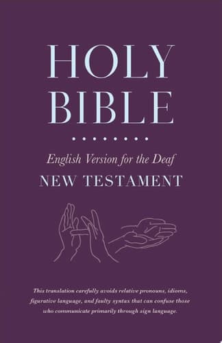 Cover of Holy Bible English Version for the Deaf, New Testament