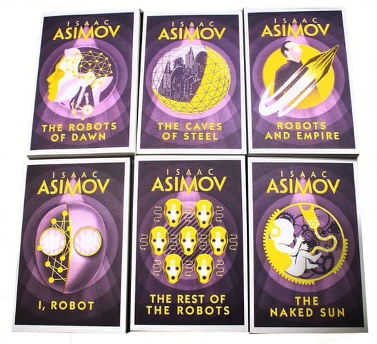 Cover of Robot Series (The Caves of Steel / I, Robot / The Naked Sun / The Rest Of The Robots / Robots and Empire / The Robots of Dawn)