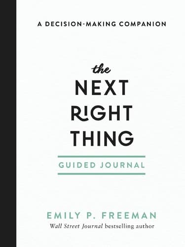 Cover of Next Right Thing Guided Journal