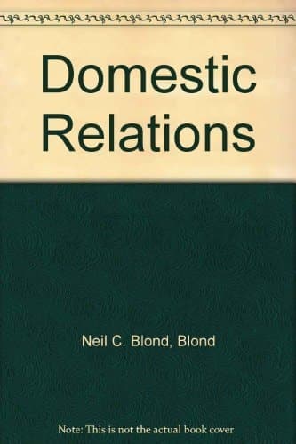 Cover of Blond's family law