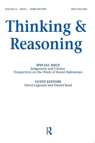 Cover of Judgement and Choice : Perspectives on the Work of Daniel Kahneman