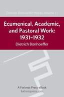 Cover of Ecumenical, Academic, and Pastoral Work