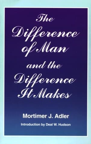 Cover of The Difference of Man and the Difference It Makes