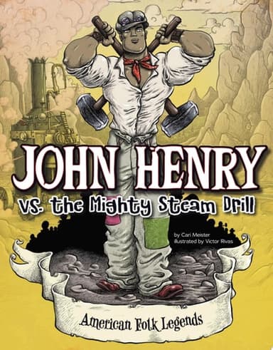 Cover of John Henry vs. the Mighty Steam Drill