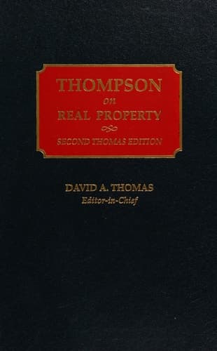 Cover of Thompson on Real Property