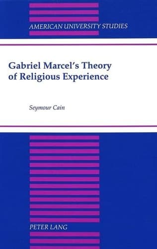 Cover of Gabriel Marcel's theory of religious experience