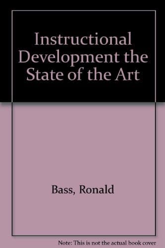 Cover of Instructional Development the State of the Art