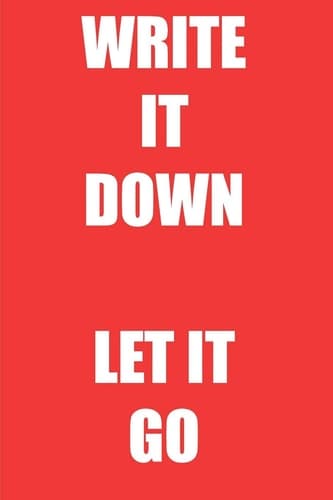 Cover of Write It down Let It Go