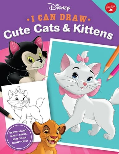 Cover of I Can Draw Disney : Cute Cats and Kittens