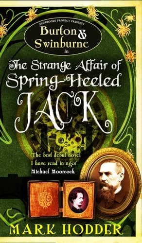 Cover of Burton and Swinburne in the Strange Affair of Spring Heeled Jack