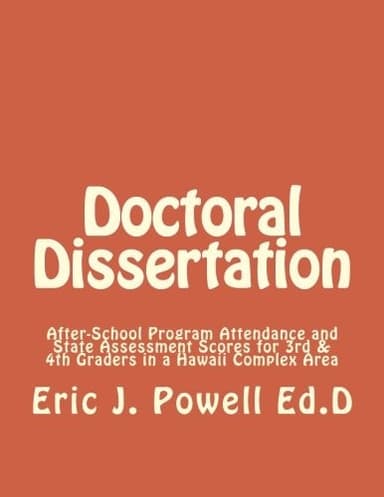 Cover of Doctoral Dissertation