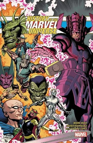 Cover of History of the Marvel Universe Treasury Edition