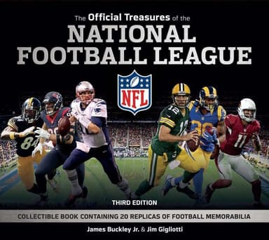 Cover of Official Treasures of the National Football League