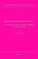 Cover of Rechtswissenschaften in Trier