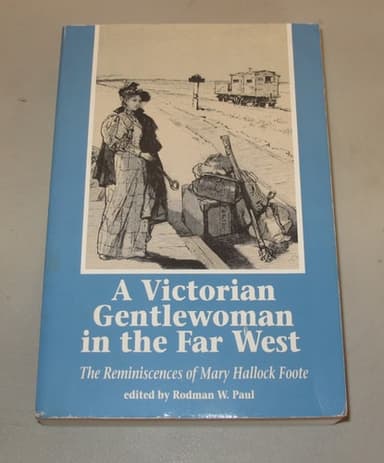 Cover of A Victorian gentlewoman in the Far West