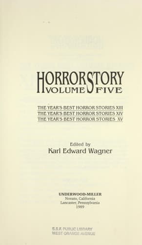 Cover of Horror Story (Horrorstory)