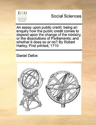 Cover of An Essay Upon Public Credit