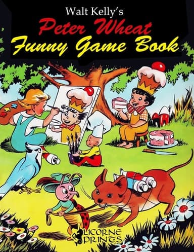 Cover of Walt Kelly's Peter Wheat Funny Game Book