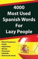 Cover of 4000 Most Used Spanish Words for Lazy People