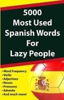 Cover of 5000 Most Used Spanish Words for Lazy People