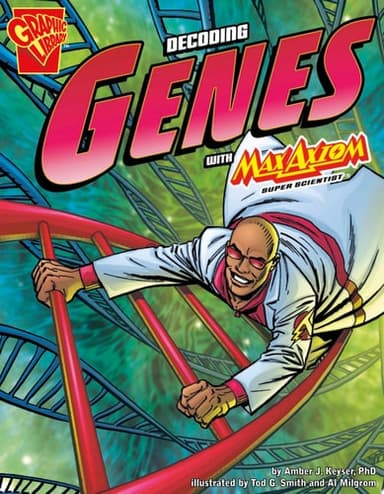 Cover of Decoding Genes with Max Axiom, Super Scientist