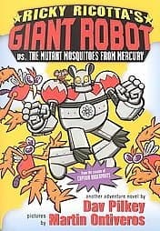 Cover of Ricky Ricotta's Mighty Robot Vs. the Mutant Mosquitoes from Mercury (Ricky Ricotta, No. 2)