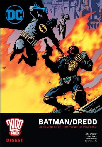 Cover of 2000 AD Digest : Judge Dredd/Batman