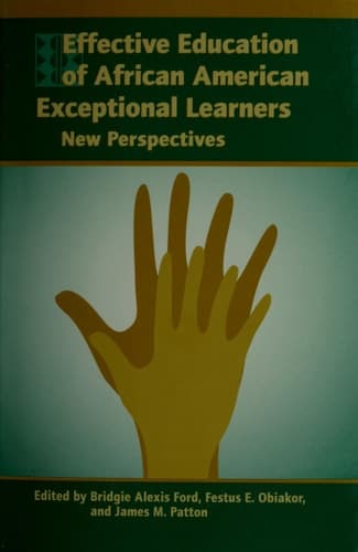 Cover of Effective education of African American exceptional learners