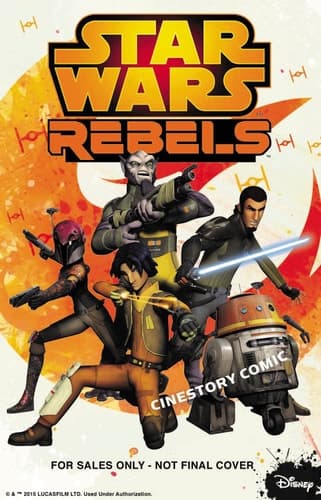 Cover of Star Wars Rebels Cinestory Comic