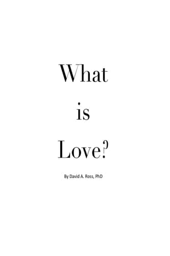 Cover of What Is Love?