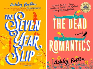 Cover of Ashley Poston Bestselling 2 Books Set, the Dead Romantics and the Seven Year Slip