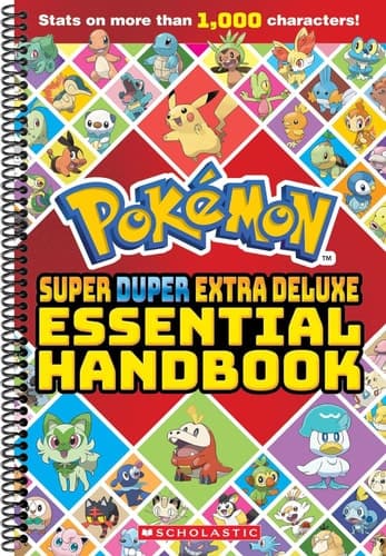 Cover of Super Duper Extra Deluxe Essential Handbook (Pokémon) Spiral-Bound