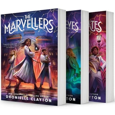 Cover of Conjureverse Series, 3 Books Set, the Marvellers, the Memory Thieves, the Deadly Fates, by Dhonielle Clayton