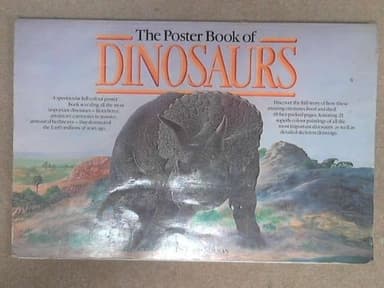 Cover of The Poster Book of Dinosaurs