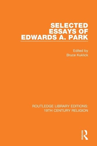 Cover of Selected Essays of Edwards A. Park