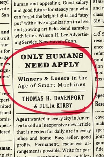 Cover of Only Humans Need Apply