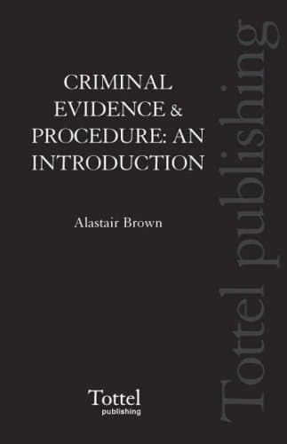 Cover of Criminal Evidence and Procedure