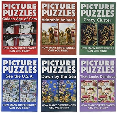 Cover of Brain Games - Picture Puzzles : 6 Booklet Set