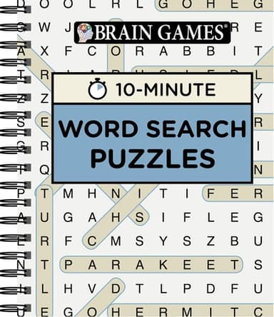 Cover of Brain Games 10 Min Word Search Puzzles