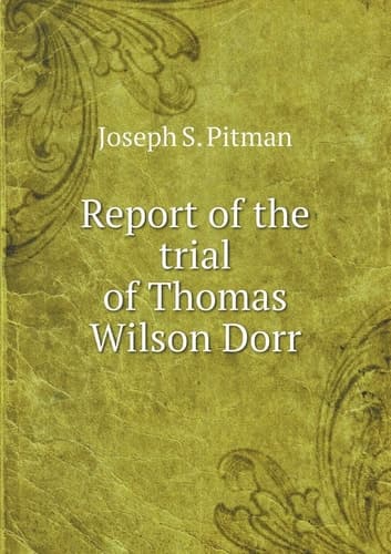 Cover of Report of the Trial