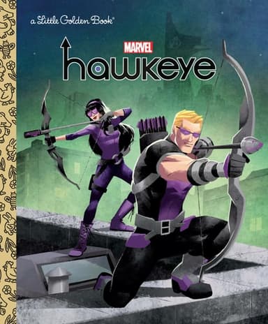 Cover of Hawkeye Little Golden Book (Marvel: Hawkeye)