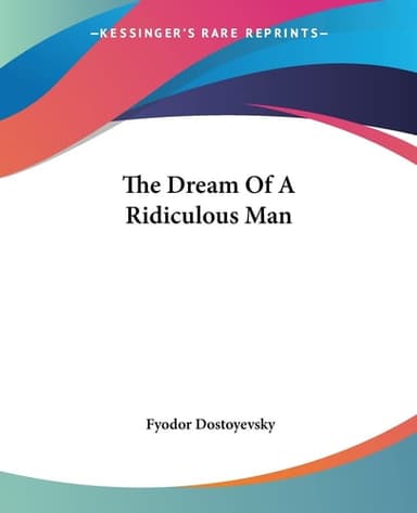 Cover of The Dream of a Ridiculous Man