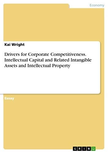 Cover of Drivers for Corporate Competitiveness. Intellectual Capital and Related Intangible Assets and Intellectual Property