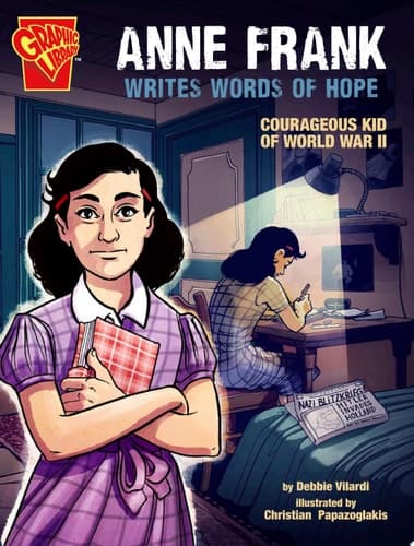 Cover of Anne Frank Writes Words of Hope