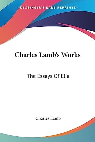 Cover of Gleanings from the Essays of Elia ...
