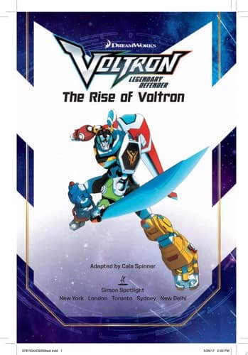 Cover of Rise of Voltron