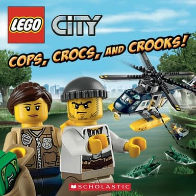 Cover of Cops, Crocs, and Crooks! (LEGO City)