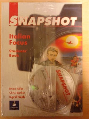 Cover of Snapshot Italian Focus Student Book/Language Booster/Student CD Pack