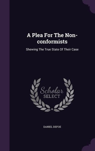 Cover of A Plea for the Non-Conformists
